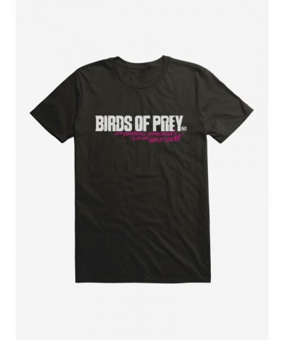 DC Comics Birds Of Prey Movie Title T-Shirt $8.03 T-Shirts