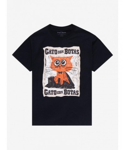 Puss In Boots: The Last Wish Gato Con Botas T-Shirt $10.99 T-Shirts