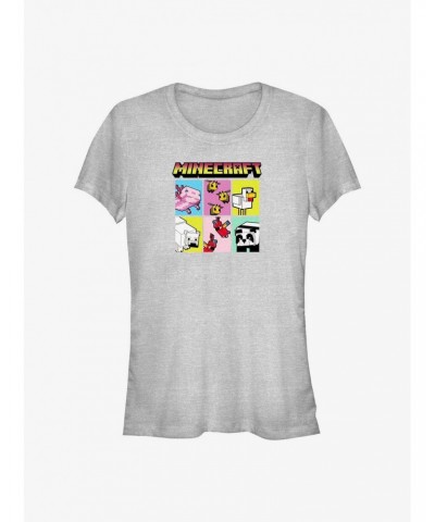 Minecraft Animals Girls T-Shirt $9.76 T-Shirts