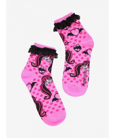 Monster High Frankie Stein Studded Ankle Socks $3.06 Socks